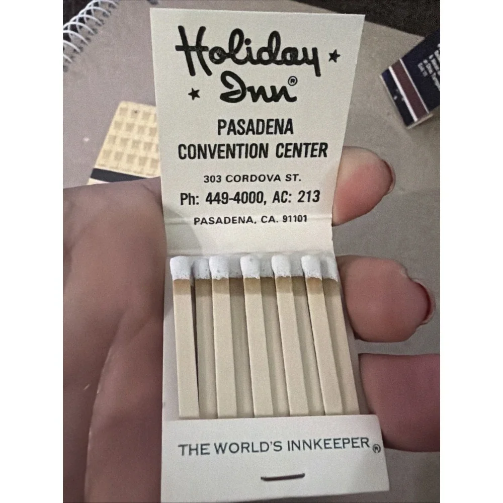 Vintage Matchbook Lot of 6 Holiday‎ Inn Hotel Matches Motel